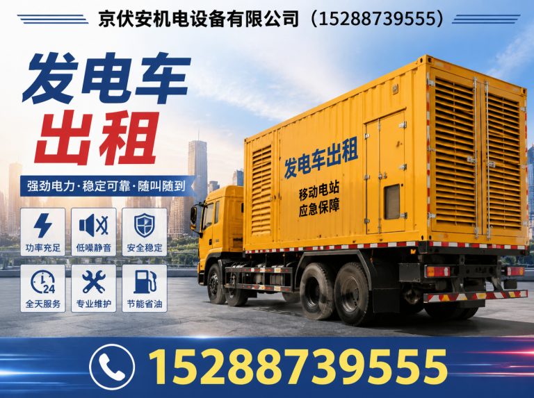 怀化静音发电车租赁展示图