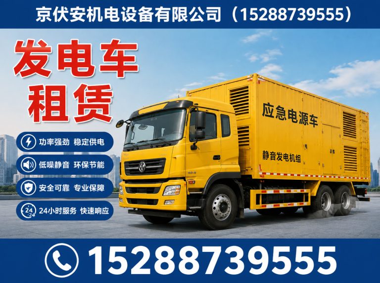 怀化发电机出租展示图
